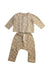 A Beige Pants Sets from Petit Bateau in size 6-12M for girl. (Front View)