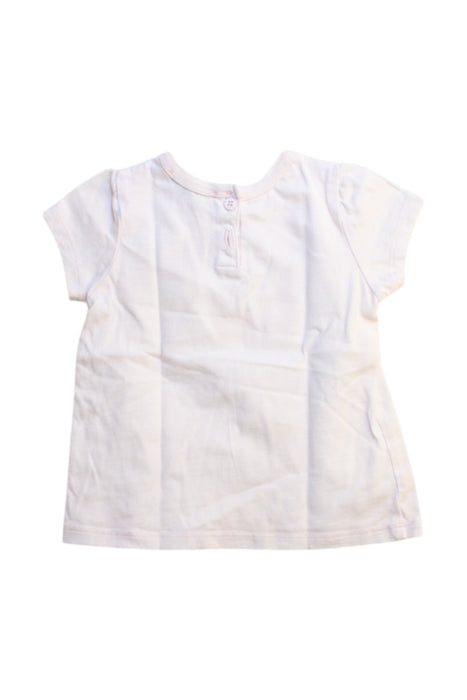 A White Short Sleeve T Shirts from Bonpoint in size 3-6M for girl. (Back View)