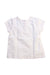 A White Short Sleeve T Shirts from Bonpoint in size 3-6M for girl. (Back View)