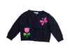 A Black Cardigans from Jacadi in size 6-12M for girl. (Front View)