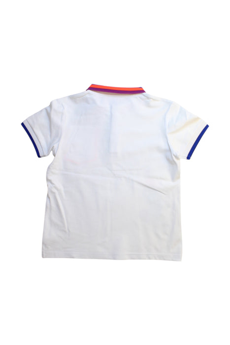 A White Short Sleeve Polos from Jacadi in size 8Y for boy. (Back View)
