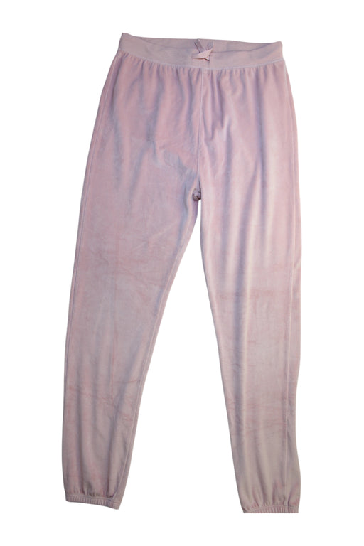 A Pink Sweatpants from Crewcuts in size 12Y for girl. (Front View)