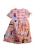 A Multicolour Short Sleeve Dresses from Dolce & Gabbana in size 4T for girl. (Front View)