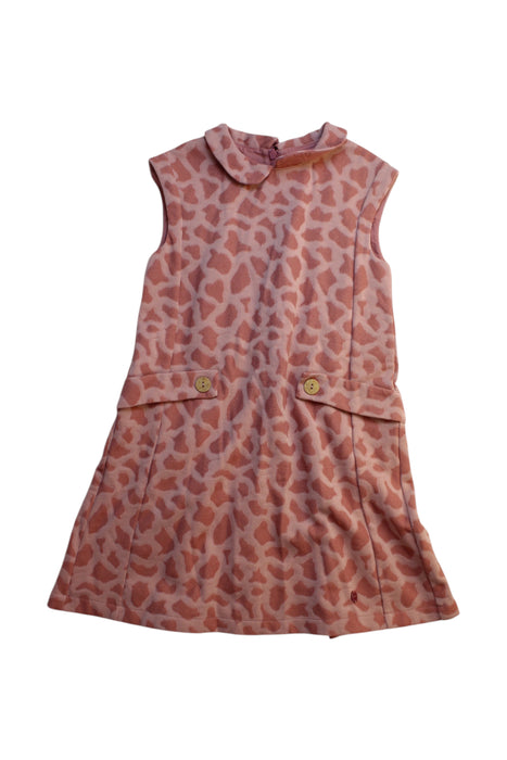 A Pink Sleeveless Dresses from Dior in size 6T for girl. (Front View)