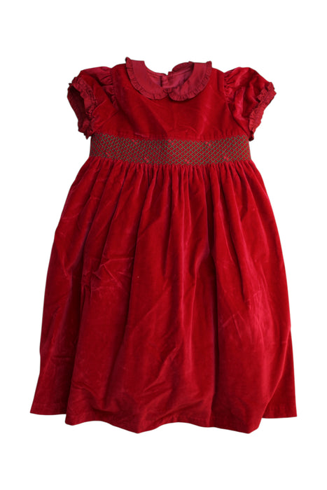 A Red Short Sleeve Dresses from Siola in size 8Y for girl. (Front View)