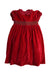 A Red Short Sleeve Dresses from Siola in size 8Y for girl. (Front View)