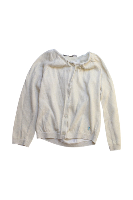 A White Cardigans from Dior in size 4T for girl. (Front View)