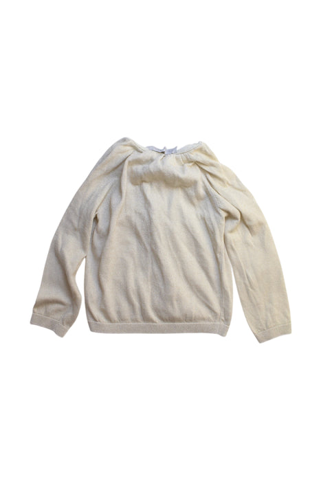 A White Cardigans from Dior in size 4T for girl. (Back View)