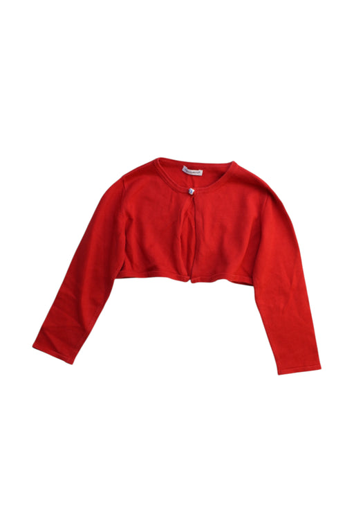 A Red Cardigans from Dolce & Gabbana in size 4T for girl. (Front View)