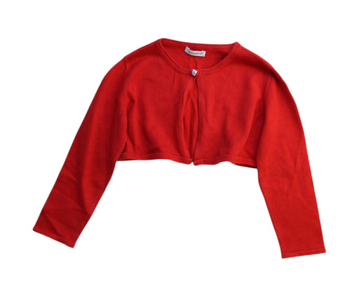 A Red Cardigans from Dolce & Gabbana in size 4T for girl. (Front View)