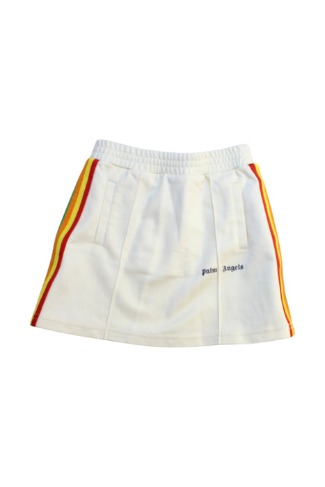 A White Short Skirts from Palm Angels in size 8Y for girl. (Front View)