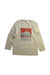 A Beige Long Sleeve T Shirts from Bonpoint in size 12Y for boy. (Front View)