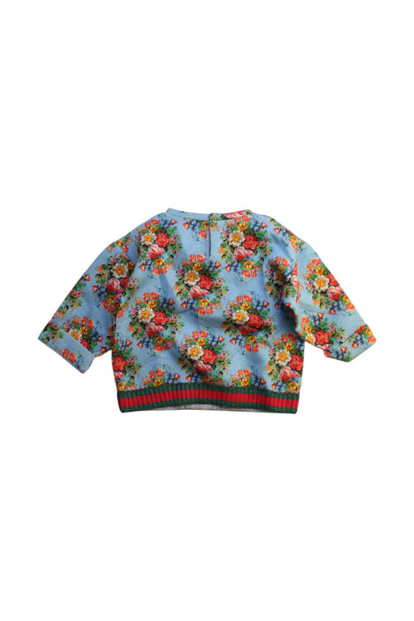 A Multicolour Long Sleeve Tops from Gucci in size 18-24M for girl. (Back View)