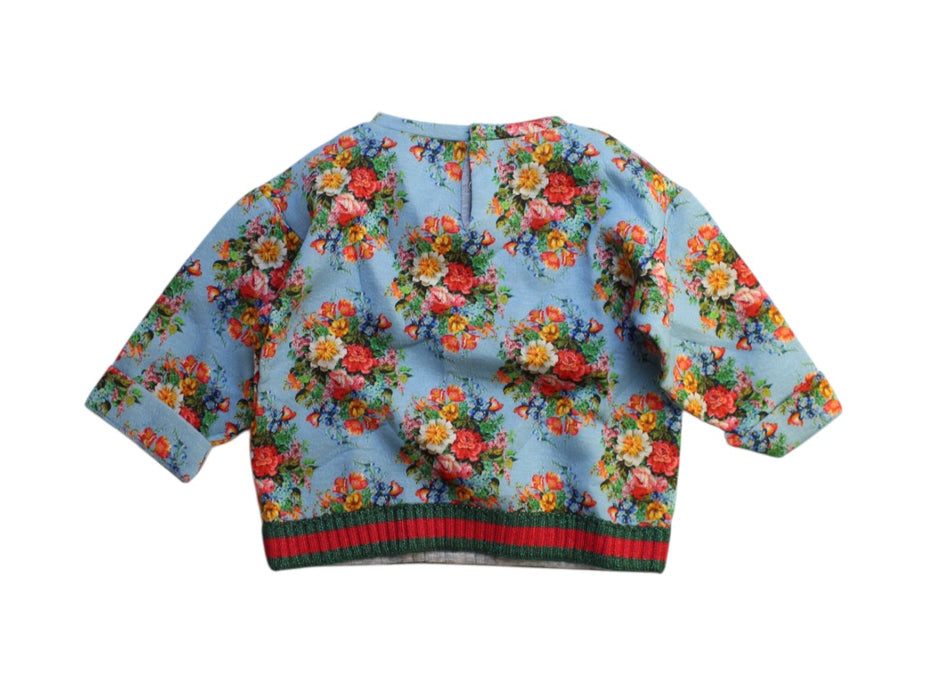 A Multicolour Long Sleeve Tops from Gucci in size 18-24M for girl. (Back View)