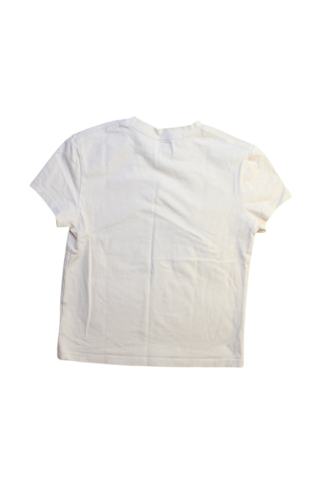 A White Short Sleeve T Shirts from Mardi Mercredi in size 4T for girl. (Back View)