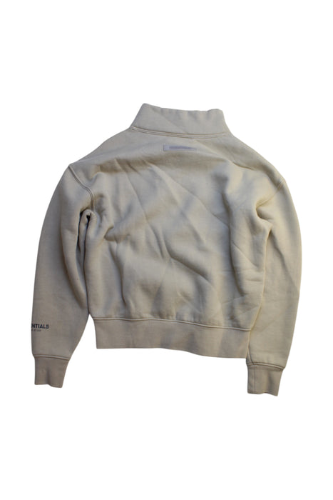 A Beige Crewneck Sweatshirts from Fear of God Essentials in size 7Y for boy. (Back View)