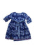 A Blue Long Sleeve Dresses from Fabindia in size 3T for girl. (Back View)