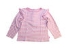 A Pink Long Sleeve Tops from Jojo Maman Bébé in size 3T for girl. (Front View)