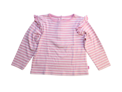 A Pink Long Sleeve Tops from Jojo Maman Bébé in size 3T for girl. (Front View)