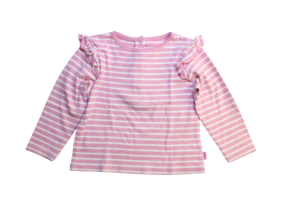 A Pink Long Sleeve Tops from Jojo Maman Bébé in size 3T for girl. (Front View)