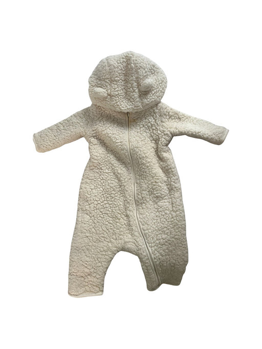 A Beige Long Sleeve Rompers from Seed in size 3-6M for neutral. (Front View)