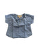 A Blue Short Sleeve Shirts from La Petite Collection in size 0-3M for neutral. (Front View)