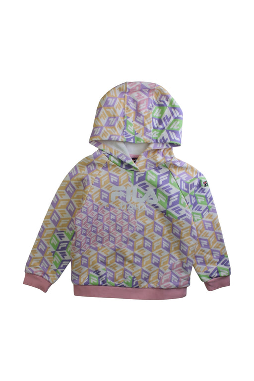 A Multicolour Hooded Sweatshirts from Fila in size 4T for girl. (Front View)
