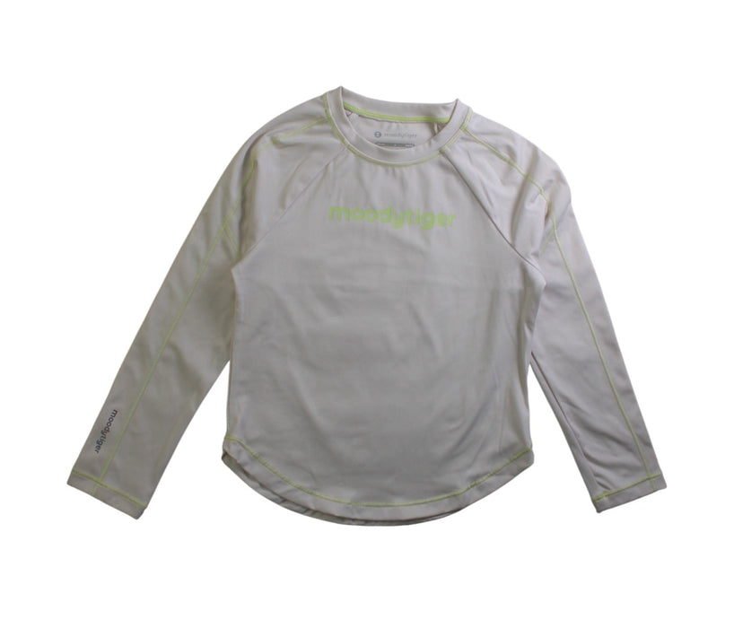 A White Active Tops from Moody Tiger in size 4T for girl. (Front View)