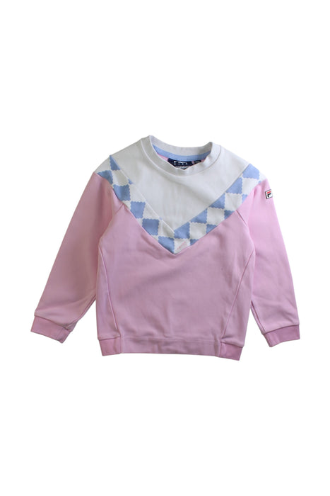 A Multicolour Crewneck Sweatshirts from Fila in size 4T for girl. (Front View)