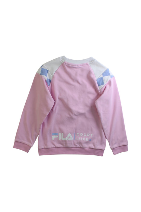 A Multicolour Crewneck Sweatshirts from Fila in size 4T for girl. (Back View)