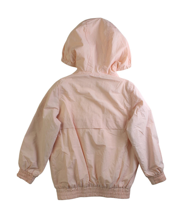 A Pink Lightweight Jackets from Bonpoint in size 4T for girl. (Back View)
