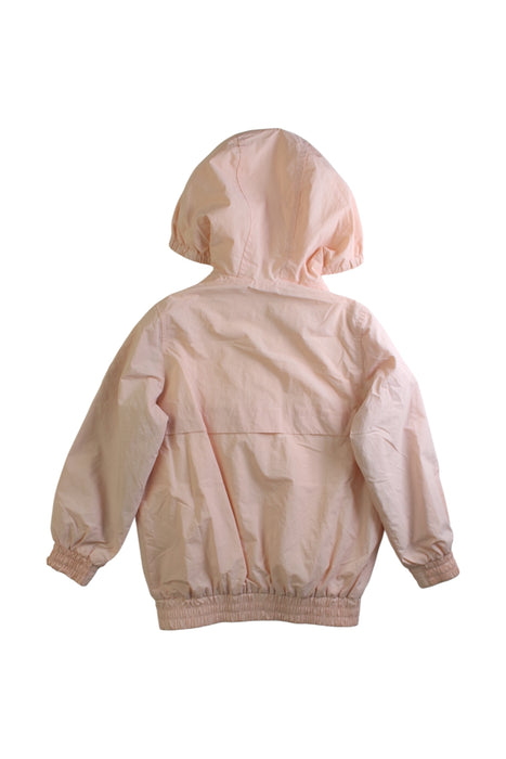A Pink Lightweight Jackets from Bonpoint in size 4T for girl. (Back View)