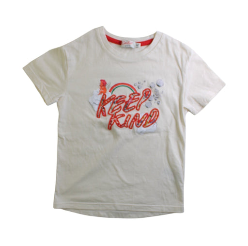 A White Short Sleeve T Shirts from Cath Kidston in size 3T for girl. (Front View)