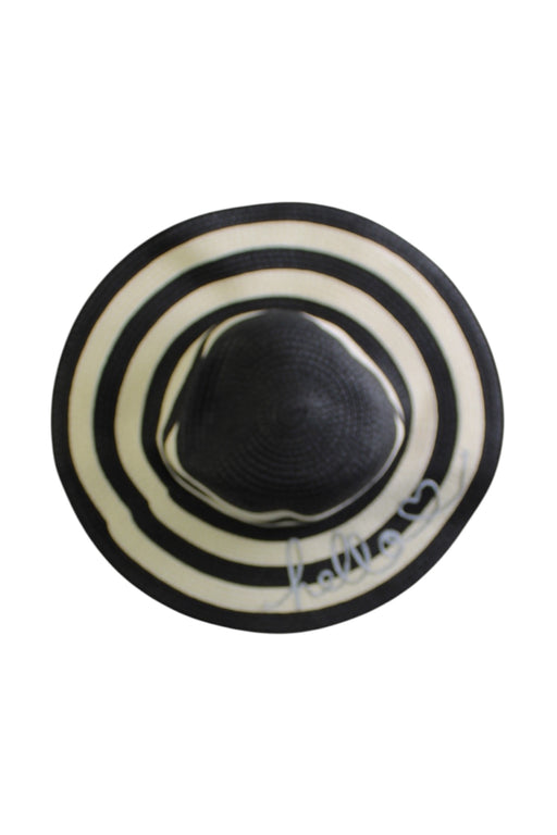 A Black Sun Hats from Catimini in size 4T for girl. (Front View)