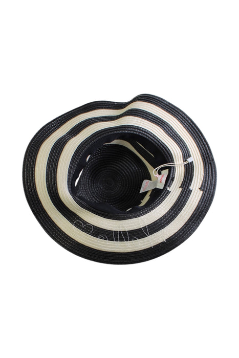 A Black Sun Hats from Catimini in size 4T for girl. (Back View)