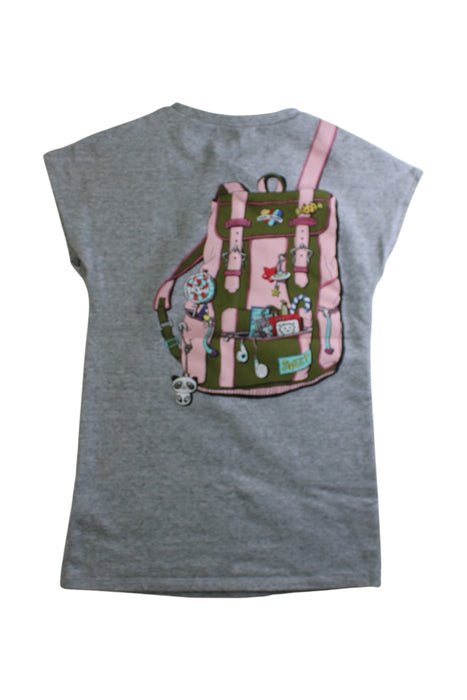 A Grey Short Sleeve Dresses from Little Marc Jacobs in size 4T for girl. (Back View)