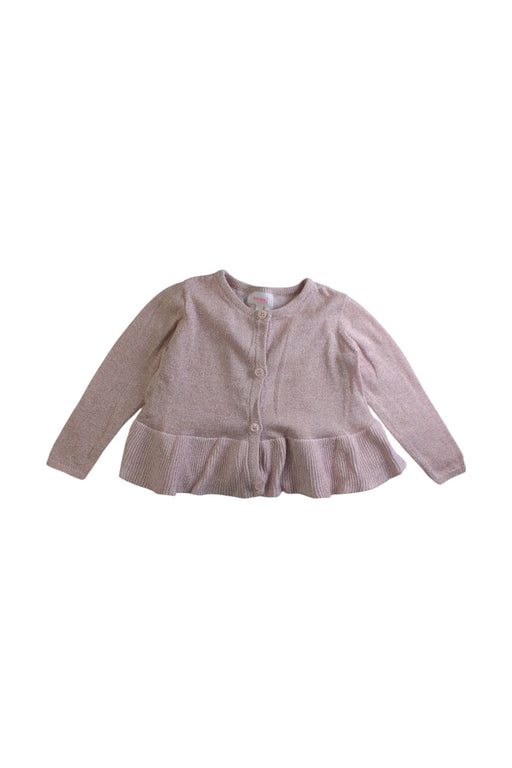 A Pink Cardigans from Seed in size 2T for girl. (Front View)