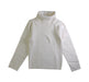 A White Long Sleeve Tops from La Compagnie des Petits in size 6T for girl. (Front View)