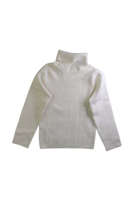 A White Long Sleeve Tops from La Compagnie des Petits in size 6T for girl. (Back View)