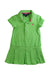 A Green Short Sleeve Dresses from Polo Ralph Lauren in size 3T for girl. (Front View)