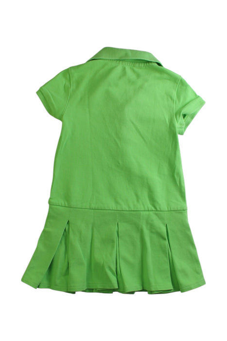 A Green Short Sleeve Dresses from Polo Ralph Lauren in size 3T for girl. (Back View)