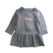 A Grey Long Sleeve Dresses from Chloe in size 3T for girl. (Front View)