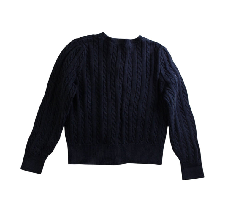 A Navy Cardigans from Polo Ralph Lauren in size 5T for girl. (Back View)