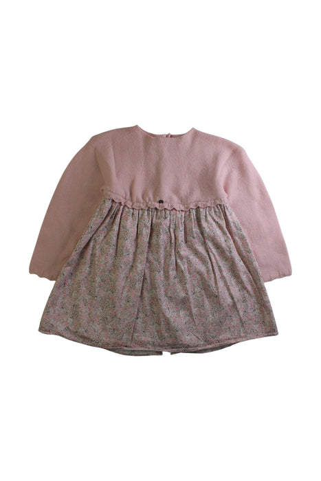 A Pink Long Sleeve Dresses from Wedoble in size 12-18M for girl. (Front View)