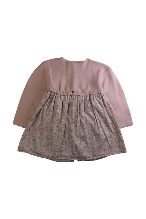 A Pink Long Sleeve Dresses from Wedoble in size 12-18M for girl. (Front View)