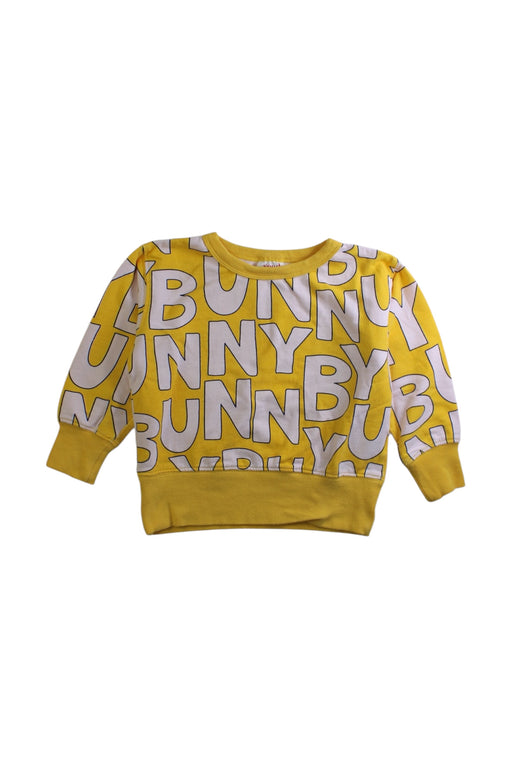 A Yellow Crewneck Sweatshirts from Seed in size 3T for girl. (Front View)