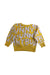 A Yellow Crewneck Sweatshirts from Seed in size 3T for girl. (Back View)