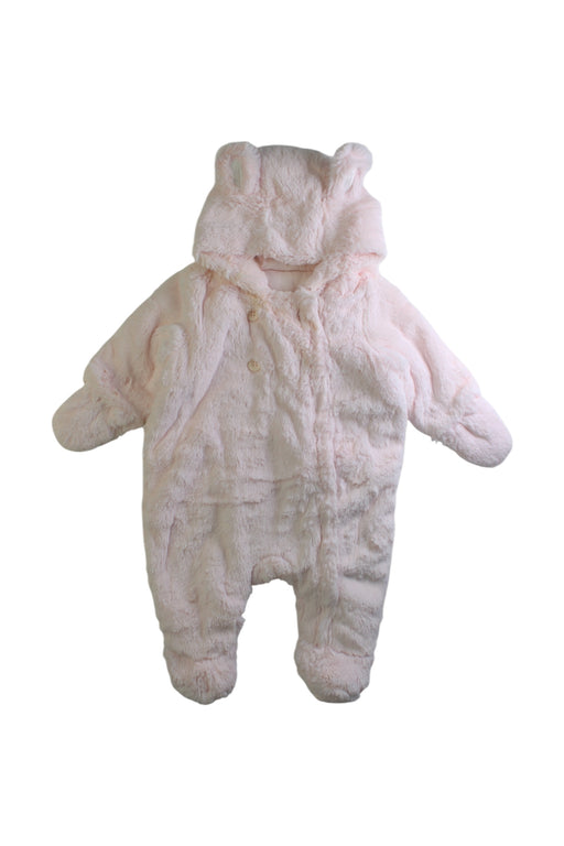 A Pink Puffer/Quilted Coats & Outerwear from Mothercare in size 0-3M for girl. (Front View)
