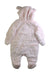 A Pink Puffer/Quilted Coats & Outerwear from Mothercare in size 0-3M for girl. (Back View)