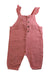 A Pink Long Overalls from Seed in size 12-18M for girl. (Front View)